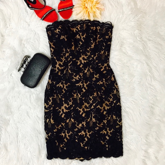 Lillie Rubin Dresses & Skirts - Vintage Lillie Rubin Black LaceDress